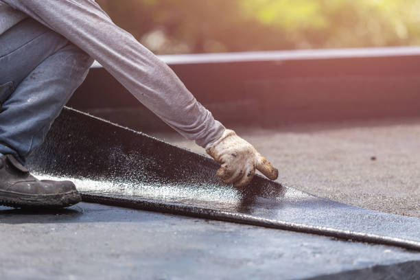 Professional Exterior Waterproofing technician working in West Lafayette, OH